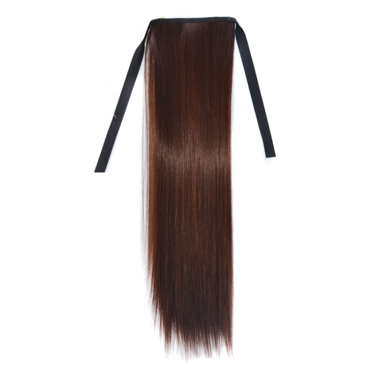 Natural Long Straight Hair Ponytail Bandage-style Wig Ponytail for Women���Length: 45cm (Marron) - free shipping - PMC TechLife - Order now!