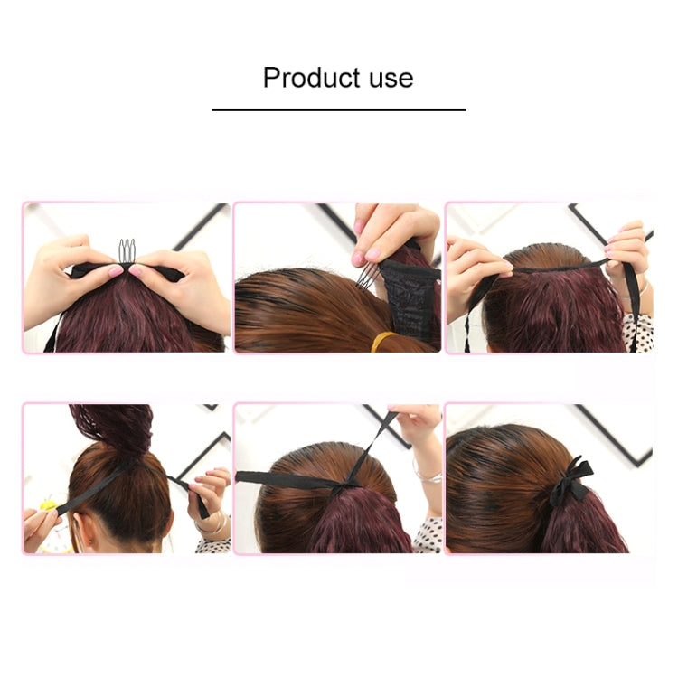 Natural Long Straight Hair Ponytail Bandage-style Wig Ponytail for Women���Length: 60cm (Black) - free shipping - PMC TechLife - Order now!