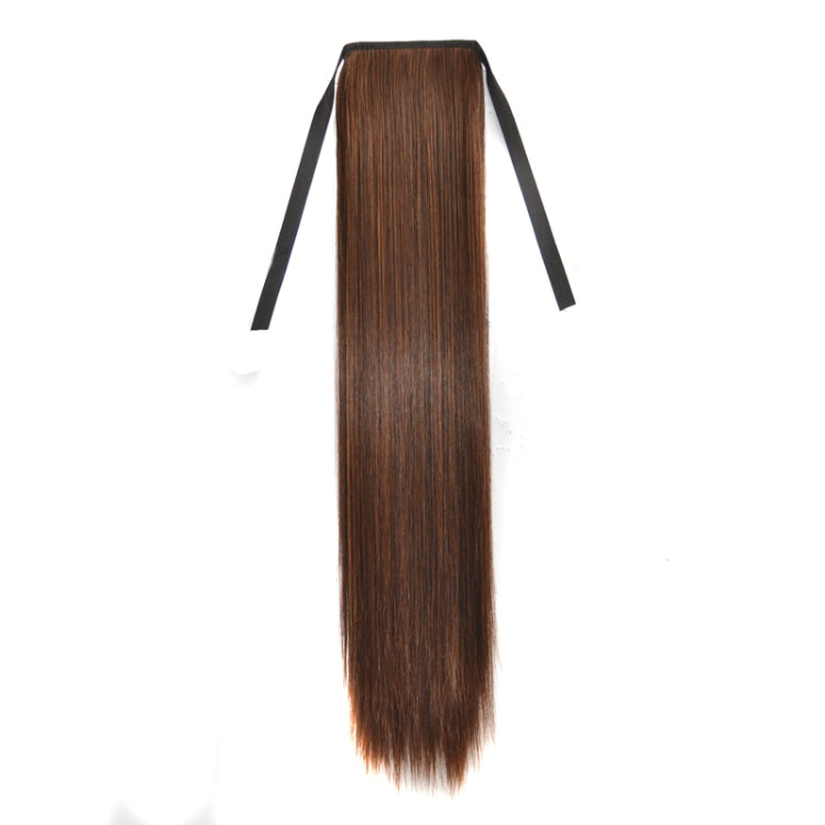 Natural Long Straight Hair Ponytail Bandage-style Wig Ponytail for Women���Length: 60cm (Flaxen) - free shipping - PMC TechLife - Order now!