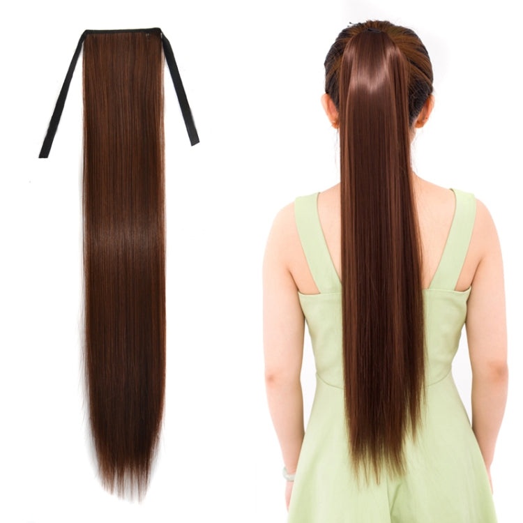 Natural Long Straight Hair Ponytail Bandage-style Wig Ponytail for Women���Length: 75cm (Flaxen) - free shipping - PMC TechLife - Order now!