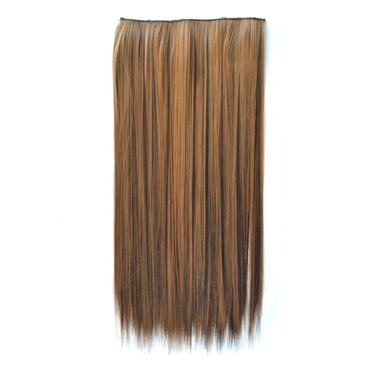 27H4# One-piece Seamless Five-clip Wig Long Straight Wig Piece - free shipping - PMC TechLife - Order now!