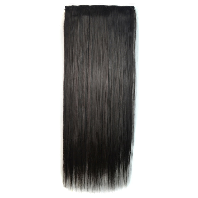 2# One-piece Seamless Five-clip Wig Long Straight Wig Piece - free shipping - PMC TechLife - Order now!