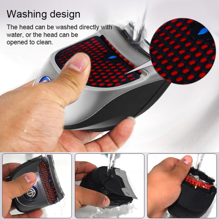 HJ-2018 Men Electric Shaver Fader Self-help Hair Clipper, with Cloth + Sponge + Pure Steel Tooth Scissors +Plain Steel Scissors + Spare Cutter Head, Standard Version, CN Plug - free shipping - PMC TechLife - Order now!