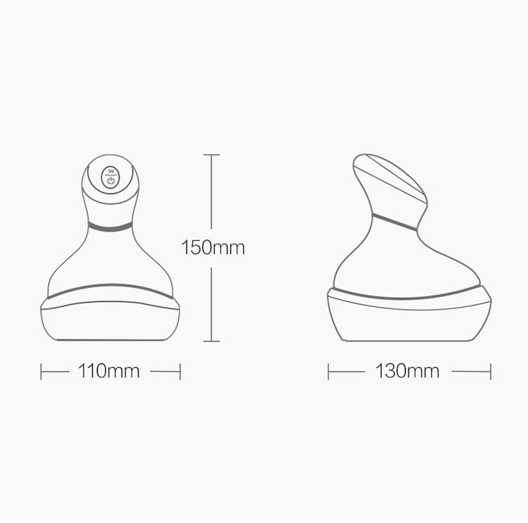 3D Intelligent Electric Head Massager Scalp Massager (White) - free shipping - PMC TechLife - Order now!