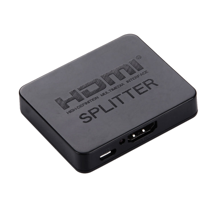 4K HDMI Splitter Full HD 1080p Video HDMI Switch Switcher 1x2 Split Out Amplifier Dual Display for HDTV DVD PS3 Xbox(Black) - Splitter by PMC TechLife | Online Shopping South Africa | PMC TechLife