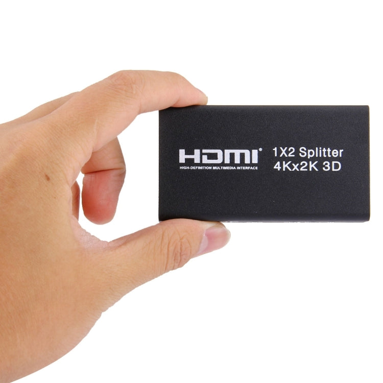 Mini HDMI 1x2 2160P Switch Splitter, Support 4Kx2K, 3D - Splitter by PMC Jewellery | Online Shopping South Africa | PMC Jewellery | Buy Now Pay Later Mobicred
