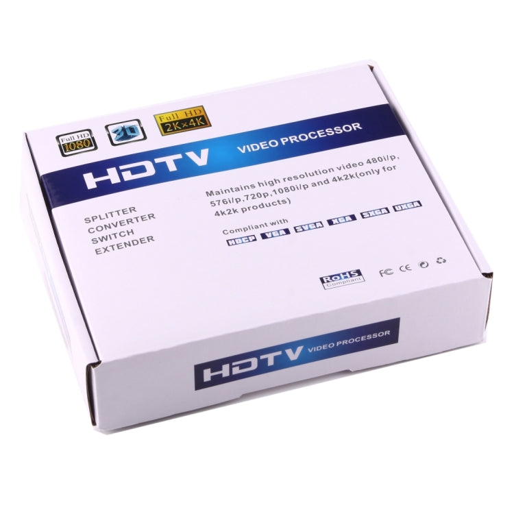 1080P HD HDMI to YPbPr Video and R/L Audio Adapter Converter(Black) - Converter by PMC Jewellery | Online Shopping South Africa | PMC Jewellery | Buy Now Pay Later Mobicred