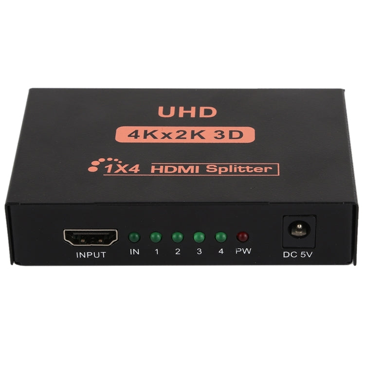 CY10 UHD 4K x 2K 3D 1 x 4 HDMI Splitter (US Plug) - Splitter by PMC TechLife | Online Shopping South Africa | PMC TechLife | Buy Now Pay Later Mobicred