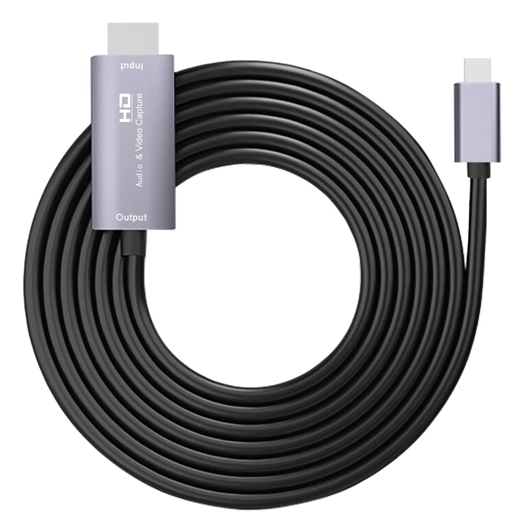 Z36A HDMI Male to USB-C / Type-C Male HD Video Capture Card, Cable Length: 2m - free shipping - PMC Jewellery - Order now!