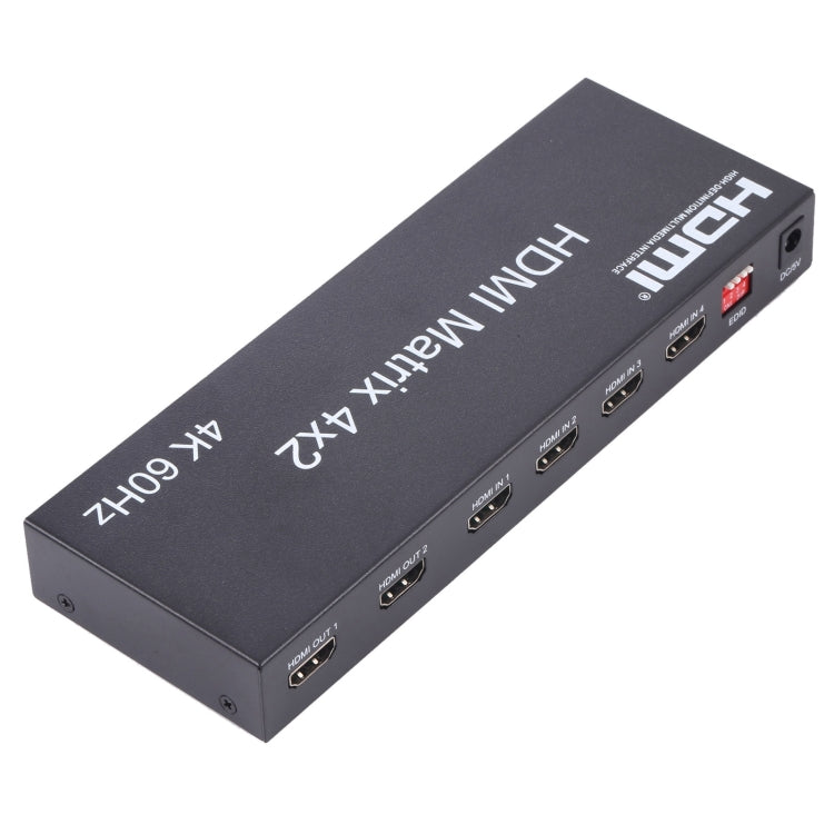 HDMI 4x2 Matrix Switcher / Splitter with Remote Controller, Support ARC / MHL / 4Kx2K / 3D, 4 Ports HDMI Input, 2 Ports HDMI Output - Switch by PMC Jewellery | Online Shopping South Africa | PMC Jewellery | Buy Now Pay Later Mobicred