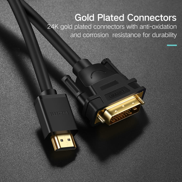 UGREEN DVI D(24+1) Male to HDMI Male HD 2K Two-way Interchanging Line,Length: 3m - free shipping - PMC Jewellery - Order now!