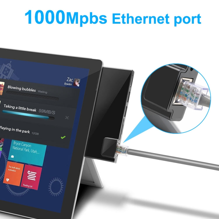 ROCKETEK SK-S4HL RJ45 + 2 x USB 3.0 + HDMI + SD / TF Memory Card Reader HUB 4K HDMI Adapter(Black) - free shipping - PMC Jewellery - Order now!