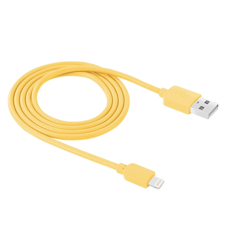 HAWEEL 1m High Speed 35 Cores 8 Pin to USB Sync Charging Cable for iPhone, iPad(Yellow) - free shipping - PMC Jewellery - Order now!