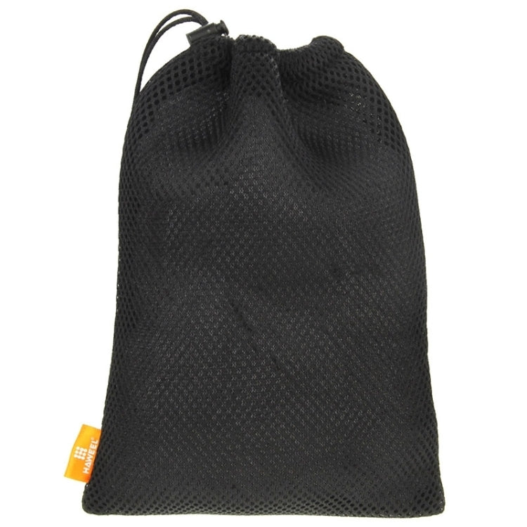 HAWEEL Nylon Mesh Drawstring Pouch Bag with Stay Cord for up to 7.9 inch Screen iPad and Tablet, Size: 24cm x 16cm(Black) - free shipping - PMC TechLife - Order now!