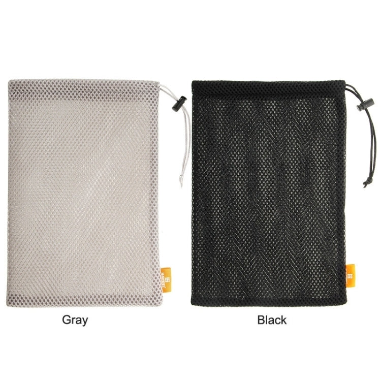 HAWEEL Nylon Mesh Drawstring Pouch Bag with Stay Cord for up to 7.9 inch Screen iPad and Tablet, Size: 24cm x 16cm(Black) - free shipping - PMC TechLife - Order now!
