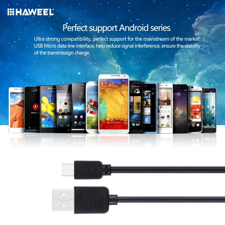 5 PCS HAWEEL 1m High Speed Micro USB to USB Data Sync Charging Cable Kits, For Samsung, Huawei, Xiaomi, LG, HTC and other Smartphones - free shipping - PMC TechLife - Order now!