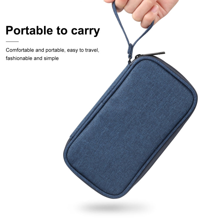 HAWEEL Electronic Organizer Storage Bag for Cellphones, Power Bank, Cables, Mouse, Earphones(Dark Blue) - free shipping - PMC TechLife - Order now!