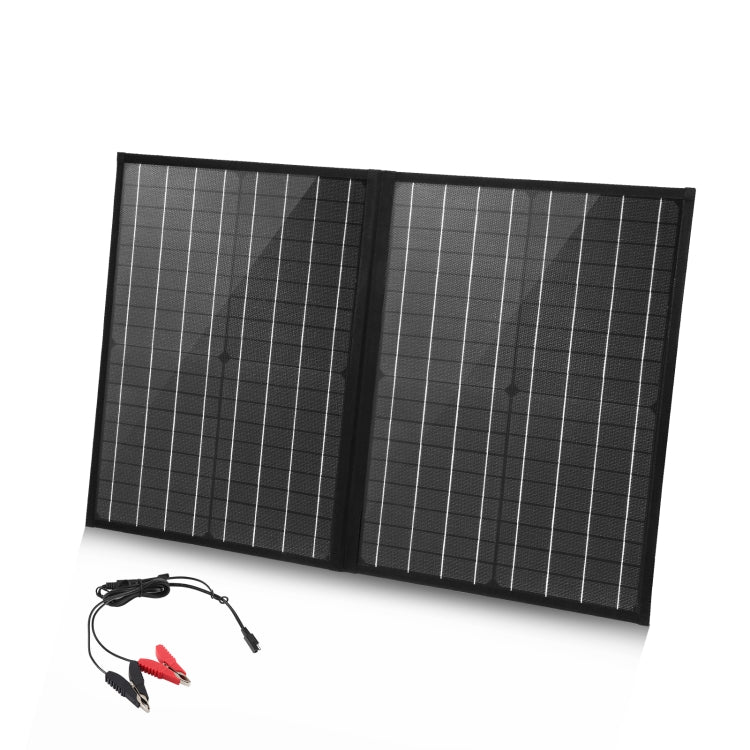 HAWEEL 50W Foldable Solar Panel Charger Travel Folding Bag(Black) - free shipping - PMC Jewellery - Order now!