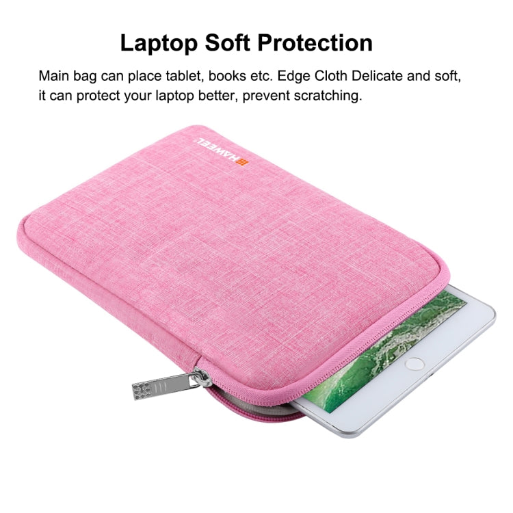 HAWEEL 7.9 inch Sleeve Case Zipper Briefcase Carrying Bag, For iPad mini 4 / iPad mini 3 / iPad mini 2 / iPad mini, Galaxy, Lenovo, Sony, Xiaomi, Huawei 7.9 inch Tablets(Pink) - free shipping - PMc TechLife - Order now!