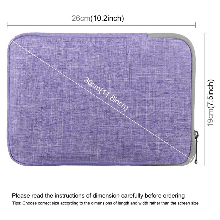 HAWEEL 9.7 inch Sleeve Case Zipper Briefcase Carrying Bag, For iPad 9.7 inch / iPad Pro 9.7 inch, Galaxy, Lenovo, Sony, Xiaomi, Huawei 9.7 inch Tablets(Purple) - free shipping - PMc TechLife - Order now!