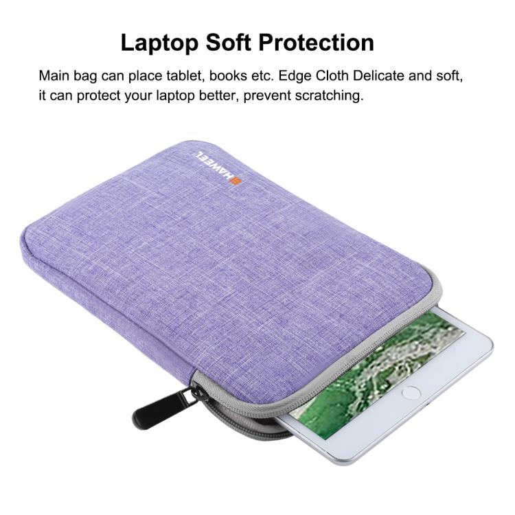 HAWEEL 9.7 inch Sleeve Case Zipper Briefcase Carrying Bag, For iPad 9.7 inch / iPad Pro 9.7 inch, Galaxy, Lenovo, Sony, Xiaomi, Huawei 9.7 inch Tablets(Purple) - free shipping - PMc TechLife - Order now!