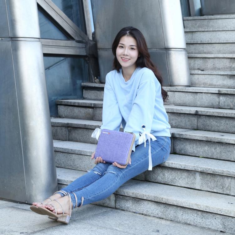 HAWEEL 9.7 inch Sleeve Case Zipper Briefcase Carrying Bag, For iPad 9.7 inch / iPad Pro 9.7 inch, Galaxy, Lenovo, Sony, Xiaomi, Huawei 9.7 inch Tablets(Purple) - free shipping - PMc TechLife - Order now!