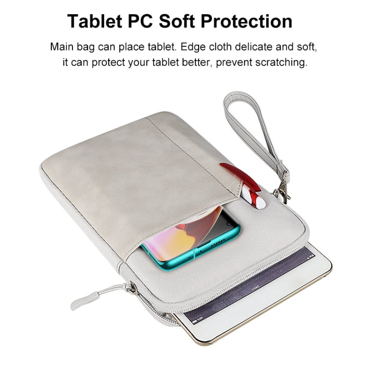 HAWEEL Splash-proof Pouch Sleeve Tablet Bag for iPad mini, 7.9-8.4 inch Tablets(Light Grey) - free shipping - PMc TechLife - Order now!