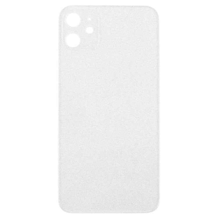 Transparent Frosted Glass Battery Back Cover for iPhone 11(Transparent) - Back Cover by PMc TechLife | Online Shopping South Africa | PMc TechLife | Buy Now Pay Later Mobicred