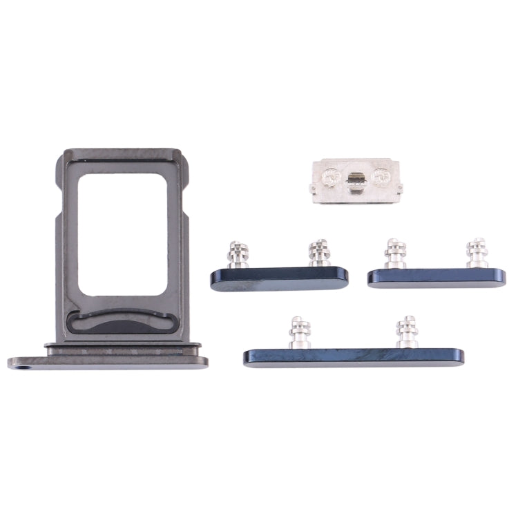 SIM Card Tray + SIM Card Tray + Side Keys for iPhone 12 Pro(Blue) - Metal Parts by PMc TechLife | Online Shopping South Africa | PMc TechLife | Buy Now Pay Later Mobicred