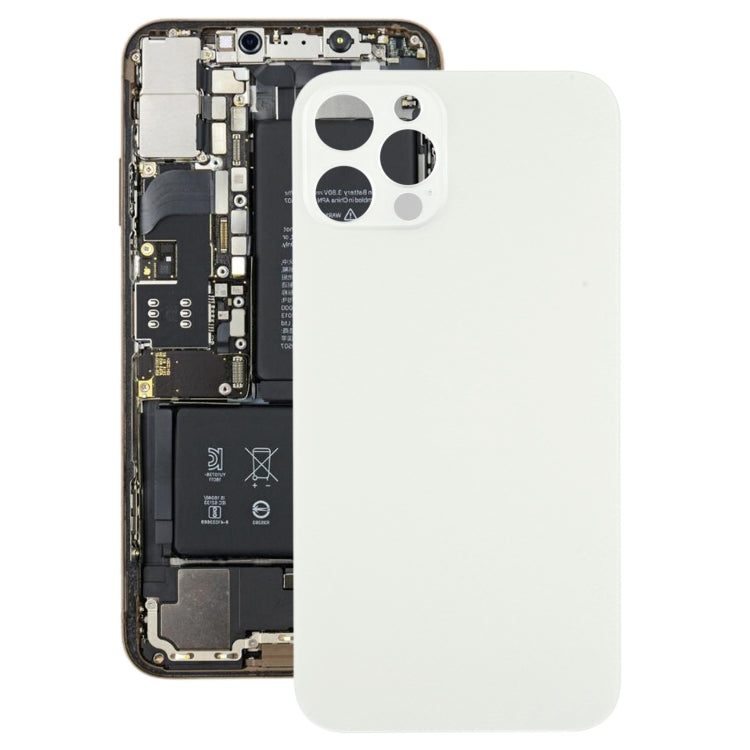 Battery Back Cover for iPhone 12 Pro(White) - Back Cover by PMC TechLife | Online Shopping South Africa | PMC TechLife | Buy Now Pay Later Mobicred