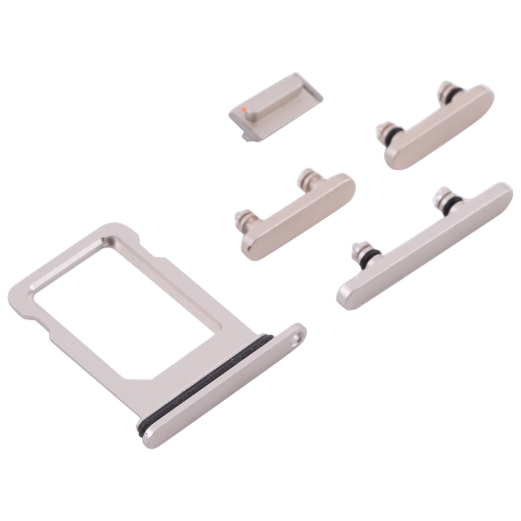 SIM Card Tray + Side Keys for iPhone 13 Mini(Starlight) - Others by PMc TechLife | Online Shopping South Africa | PMc TechLife | Buy Now Pay Later Mobicred