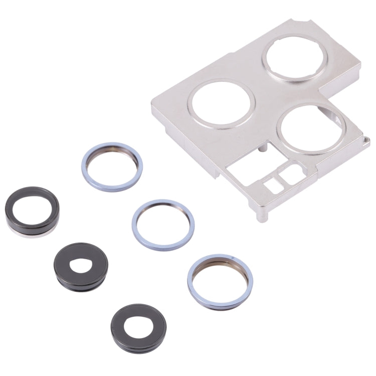 Camera Lens Cover With Retaining Bracket for iPhone 13 Pro(Sierra Blue) - Camera Series by PMC TechLife | Online Shopping South Africa | PMC TechLife | Buy Now Pay Later Mobicred