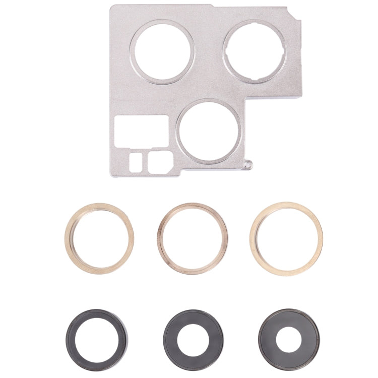 Camera Lens Cover With Retaining Bracket for iPhone 13 Pro Max(Gold) - Camera Series by PMC TechLife | Online Shopping South Africa | PMC TechLife