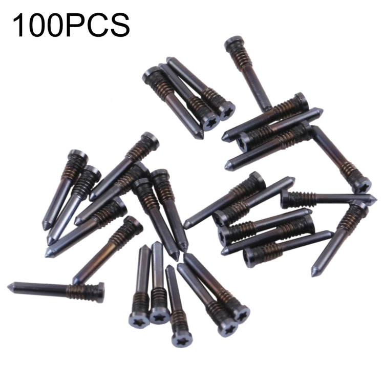 100 PCS Charging Port Screws for iPhone 13 mini (Black) - Others by PMc TechLife | Online Shopping South Africa | PMc TechLife | Buy Now Pay Later Mobicred