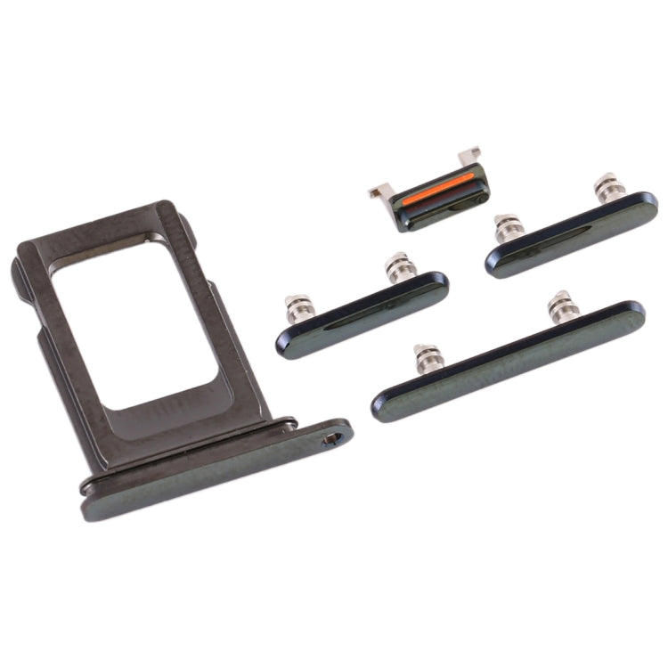 SIM Card Tray + Side Key for iPhone 11 Pro / 11 Pro Max(Green) - Others by PMc TechLife | Online Shopping South Africa | PMc TechLife | Buy Now Pay Later Mobicred