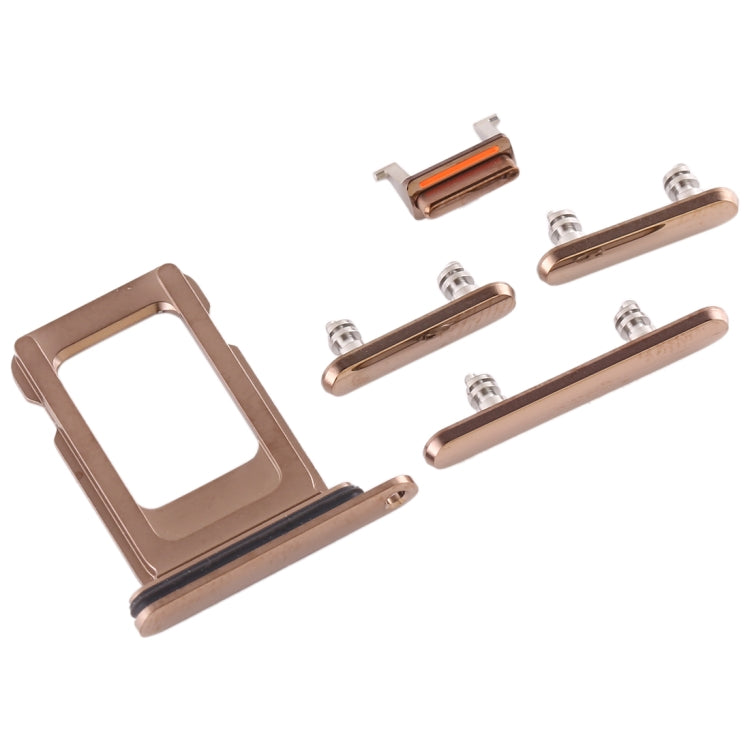 SIM Card Tray + SIM Card Tray + Side Key for iPhone 11 Pro Max / 11 Pro(Gold) - Others by PMc TechLife | Online Shopping South Africa | PMc TechLife | Buy Now Pay Later Mobicred