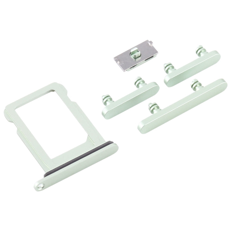 SIM Card Tray + Side Keys for iPhone 12 Mini(Green) - Metal Parts by PMc TechLife | Online Shopping South Africa | PMc TechLife | Buy Now Pay Later Mobicred