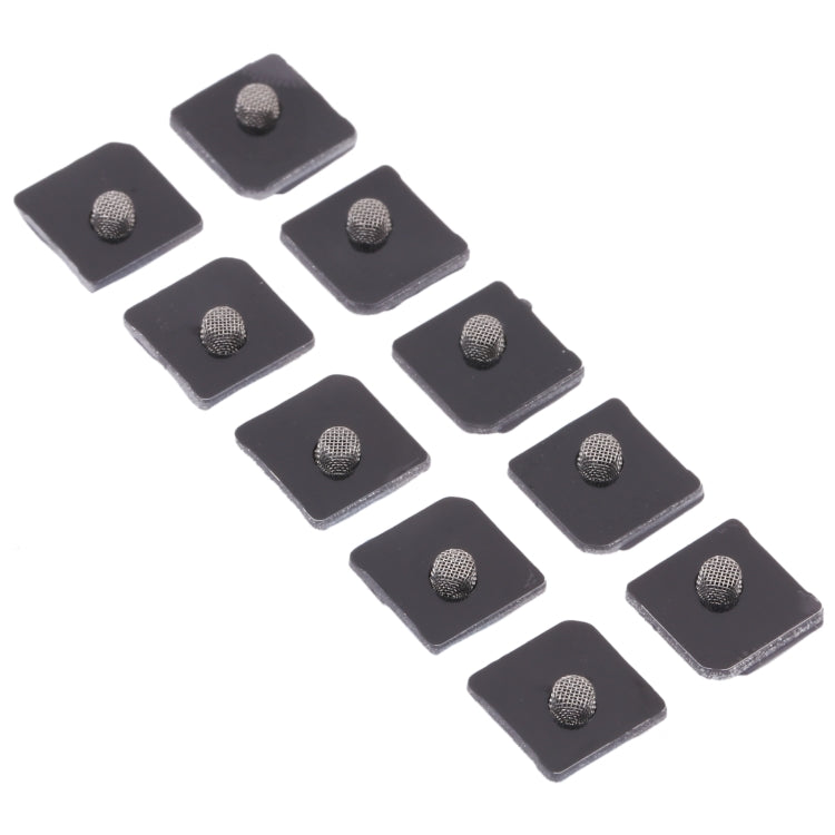 10 PCS Microphone Dustproof Mesh for iPhone 12 mini(Black) - Others by PMc TechLife | Online Shopping South Africa | PMc TechLife | Buy Now Pay Later Mobicred
