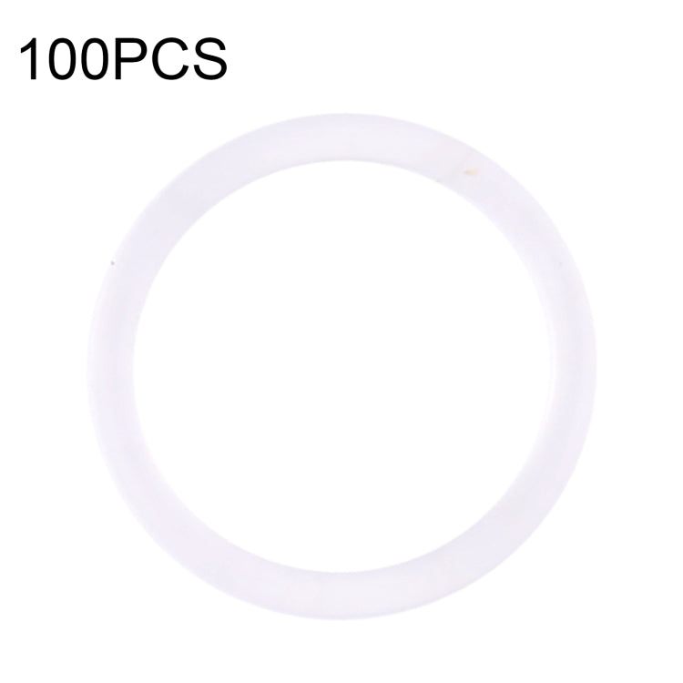 100 PCS Rear Camera Waterproof Rings for iPhone X-12 Pro Max (White) - Others by PMc TechLife | Online Shopping South Africa | PMc TechLife | Buy Now Pay Later Mobicred