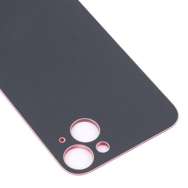 For iPhone 14 Plus Easy Replacement Big Camera Hole Glass Back Battery Cover(Red) - Back Cover by PMc TechLife | Online Shopping South Africa | PMc TechLife | Buy Now Pay Later Mobicred