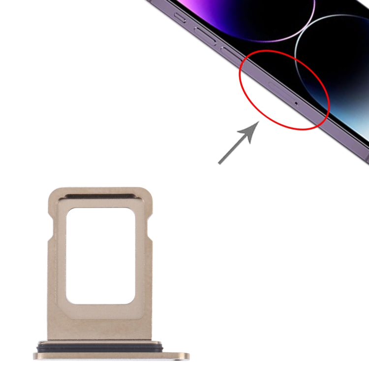 SIM+SIM Card Tray for iPhone 14 Pro (Gold) - Others by PMc TechLife | Online Shopping South Africa | PMc TechLife | Buy Now Pay Later Mobicred