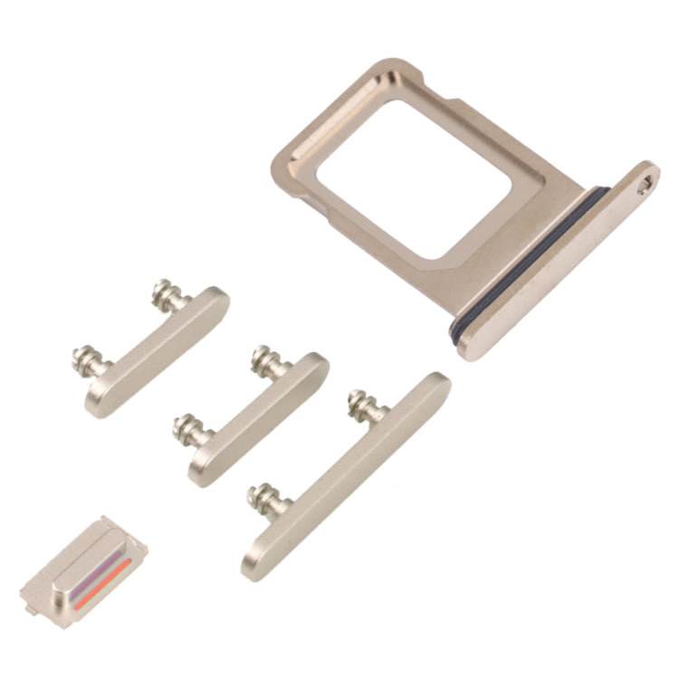 SIM Card Tray + SIM Card Tray + Side Keys for iPhone 14 Pro (Gold) - Others by PMC TechLife | Online Shopping South Africa | PMC TechLife | Buy Now Pay Later Mobicred