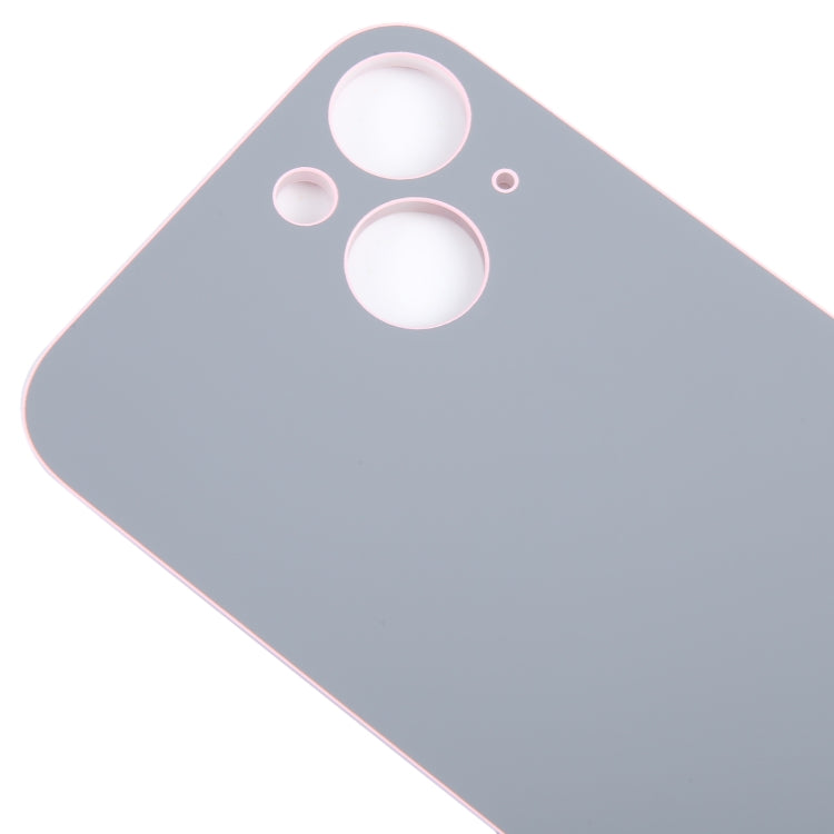 For iPhone 15 Easy Replacement Big Camera Hole Glass Back Battery Cover(Pink) - Back Cover by PMC TechLife | Online Shopping South Africa | PMC TechLife | Buy Now Pay Later Mobicred