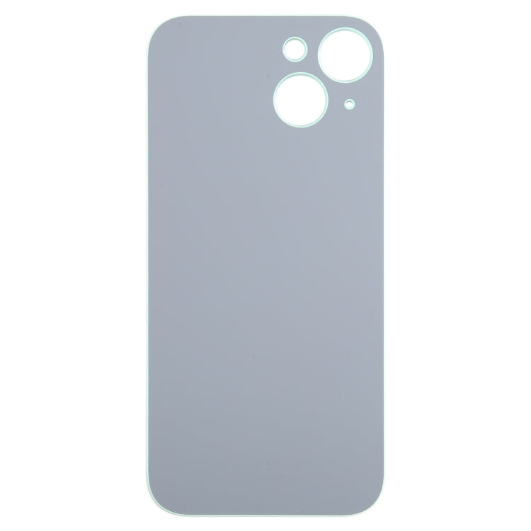 For iPhone 15 Easy Replacement Big Camera Hole Glass Back Battery Cover(Green) - Back Cover by PMC TechLife | Online Shopping South Africa | PMC TechLife | Buy Now Pay Later Mobicred
