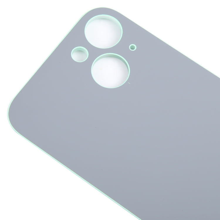 For iPhone 15 Easy Replacement Big Camera Hole Glass Back Battery Cover(Green) - Back Cover by PMC TechLife | Online Shopping South Africa | PMC TechLife | Buy Now Pay Later Mobicred