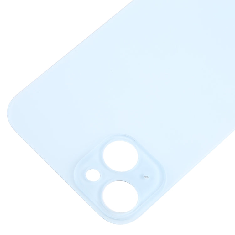 For iPhone 15 Plus Easy Replacement Big Camera Hole Glass Back Battery Cover(Blue) - Back Cover by PMC TechLife | Online Shopping South Africa | PMC TechLife