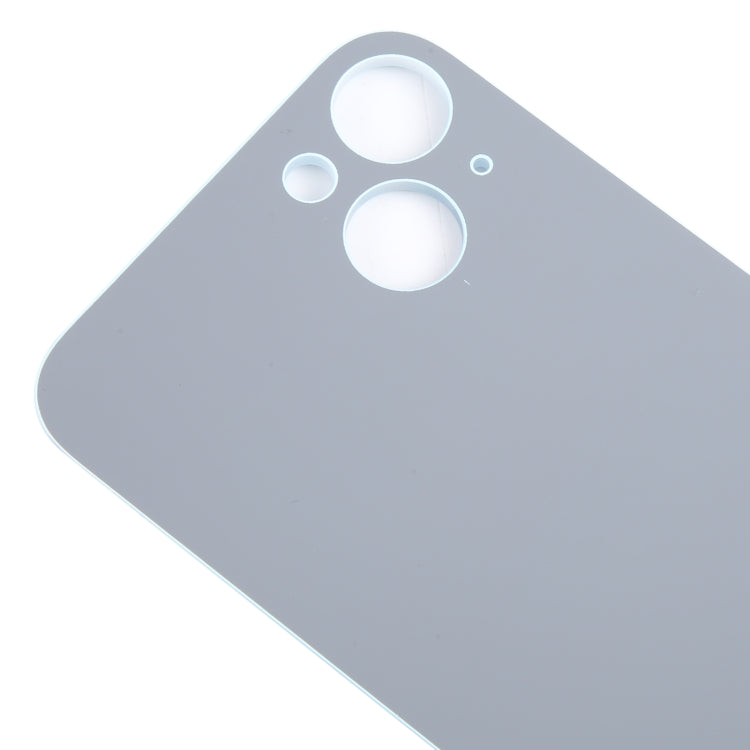 For iPhone 15 Plus Easy Replacement Big Camera Hole Glass Back Battery Cover(Blue) - Back Cover by PMC TechLife | Online Shopping South Africa | PMC TechLife
