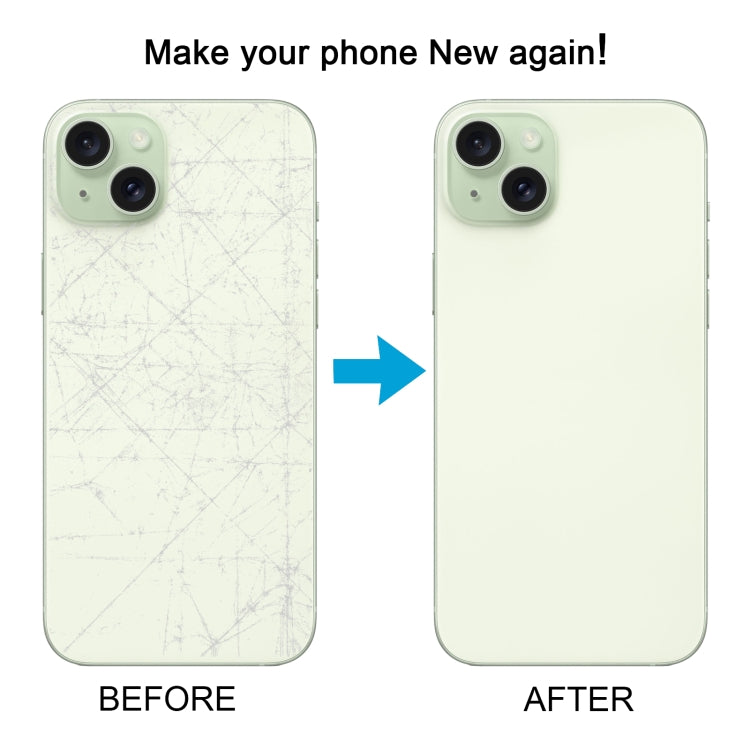For iPhone 15 Plus Battery Back Cover with Camera Lens Cover + MagSafe Magnet(Green) - Back Cover by PMC TechLife | Online Shopping South Africa | PMC TechLife | Buy Now Pay Later Mobicred