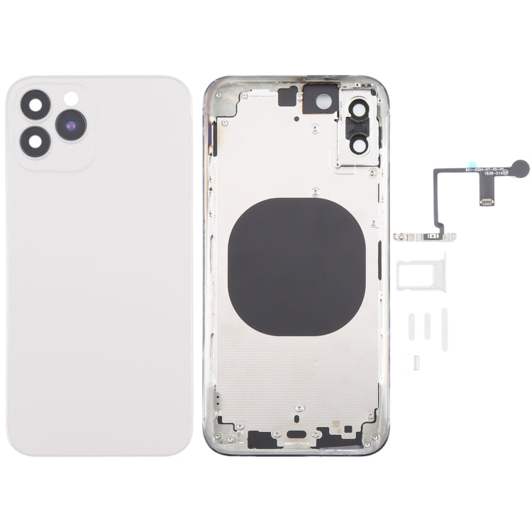 Back Cover with Appearance Imitation of iP15 Pro for iPhone XS(White) - Back Cover by PMC Jewellery | Online Shopping South Africa | PMC Jewellery | Buy Now Pay Later Mobicred