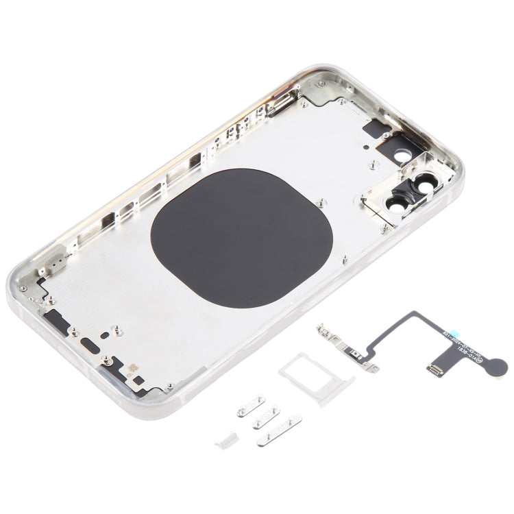 Back Cover with Appearance Imitation of iP15 Pro for iPhone XS(White) - Back Cover by PMC Jewellery | Online Shopping South Africa | PMC Jewellery | Buy Now Pay Later Mobicred